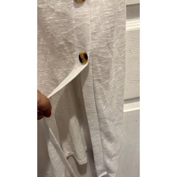 Time And Tru Women’s Medium White Midi Swimsuit Beach Swim Cover Up Dress - Picture 8 of 8